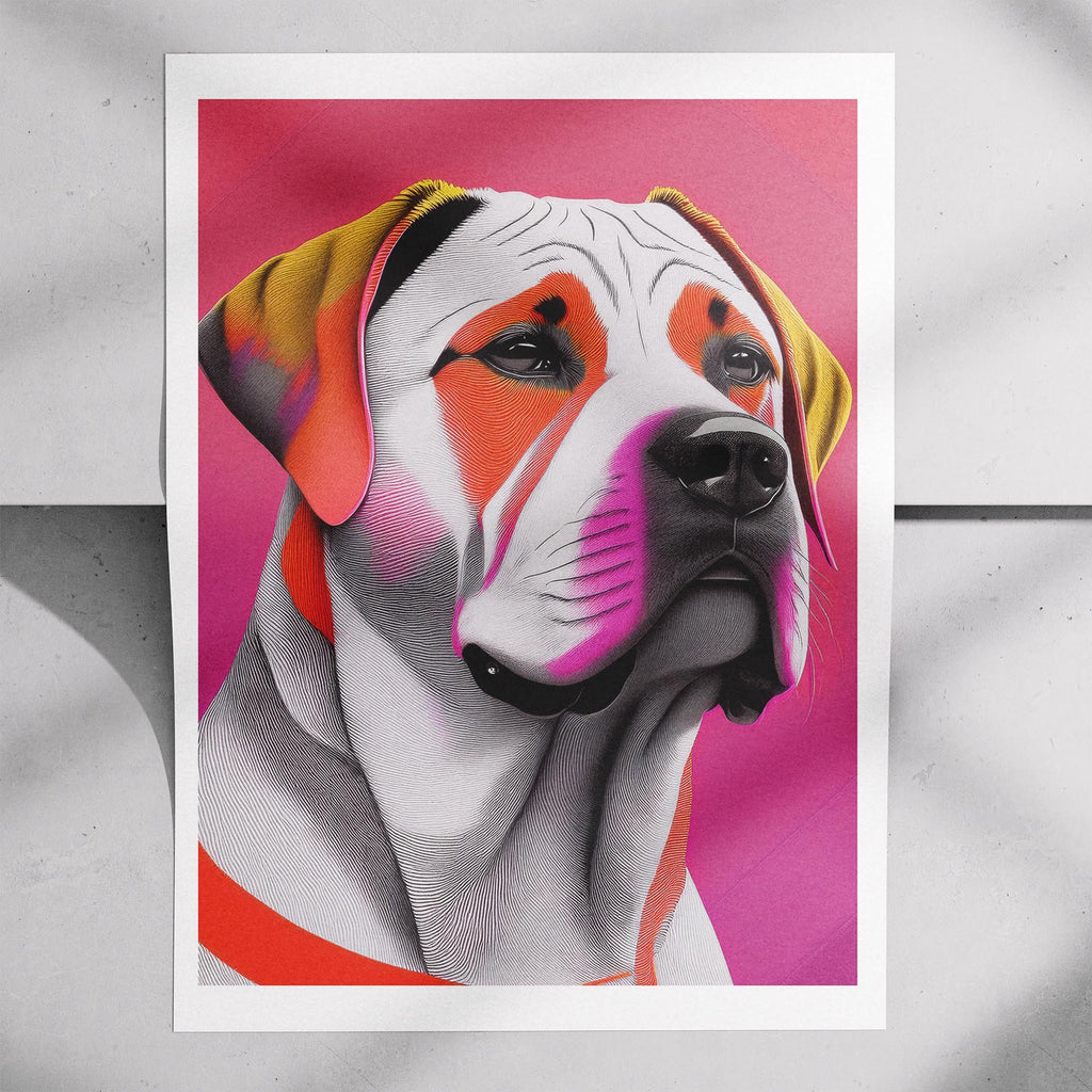 Dogue de Bordeaux Modern Pop Dog Series image 7