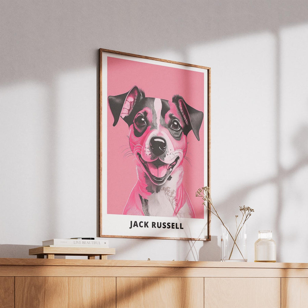 Jack Russell Pink and Black Dog Series 1 image 5