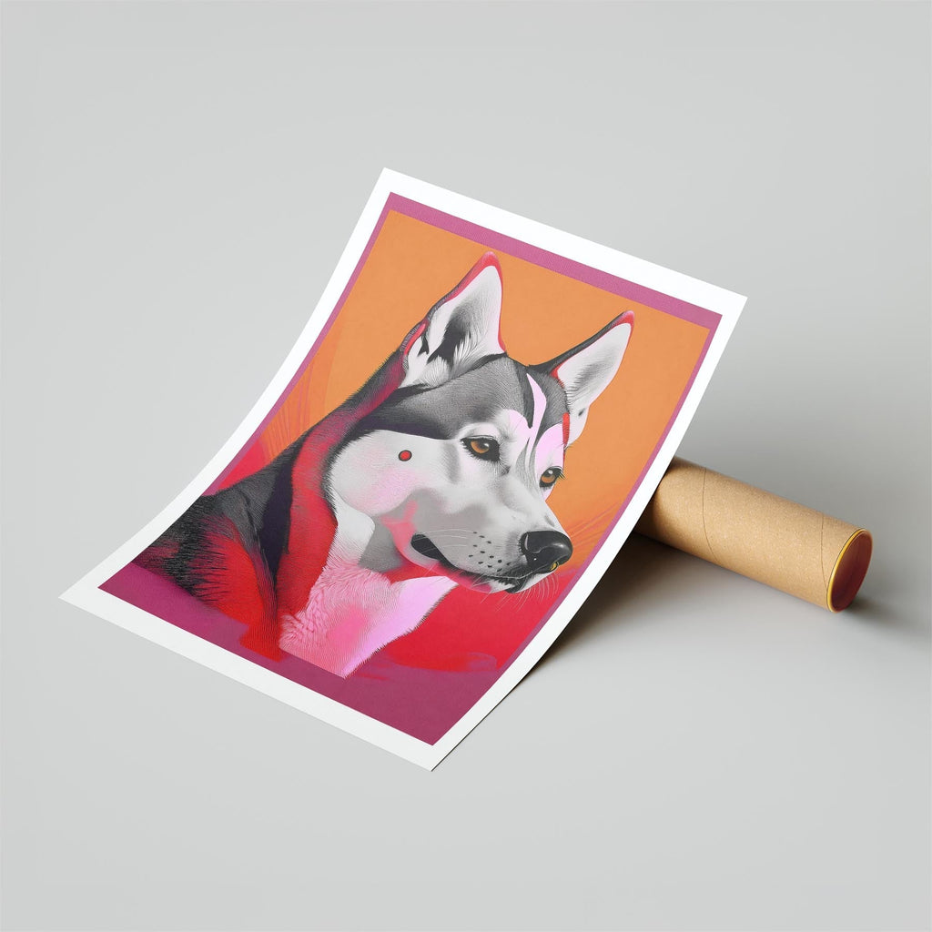Siberian Husky Modern Pop Dog Series image 6