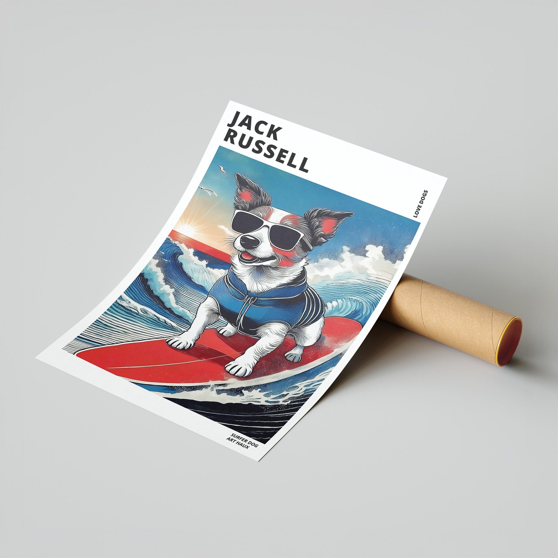 Jack Russel Hokosai Surfer Dogs 1 image 7