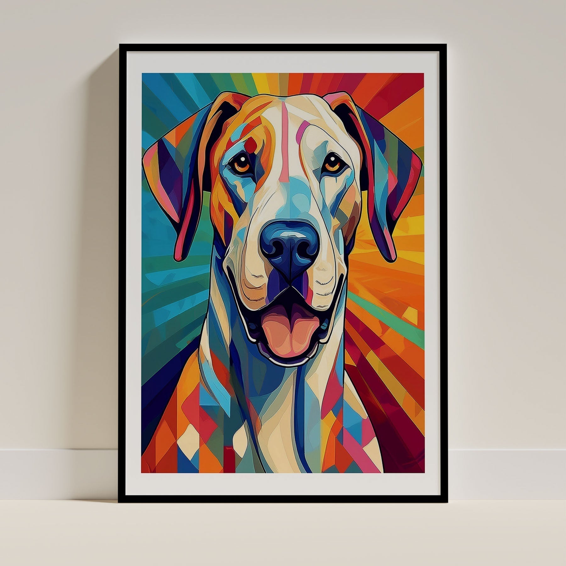 Great Dane Dog Art Print Unframed Vol 3 | 6 Unique Designs | Wall Art Gift for Dog Lovers - Image 5 | Dogsy & Co