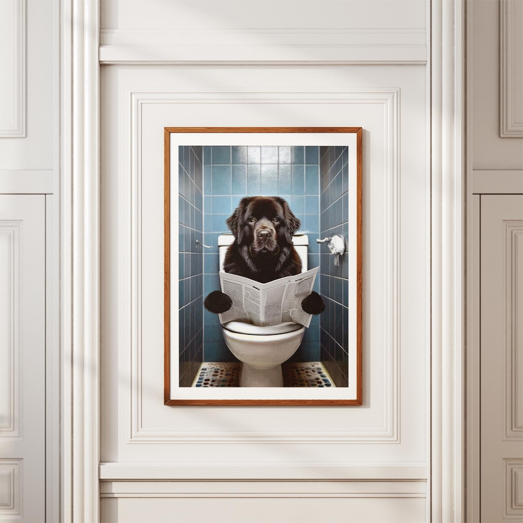 Newfoundland Toilet Humour Dog Series 2 image 3