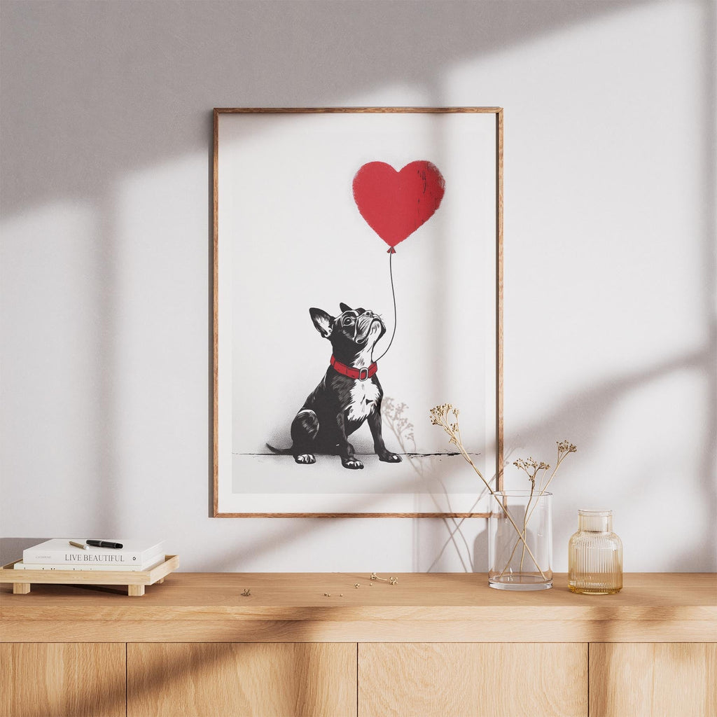 Boston Terrier DOGSY Series inspired by the Art of Banksy image 8