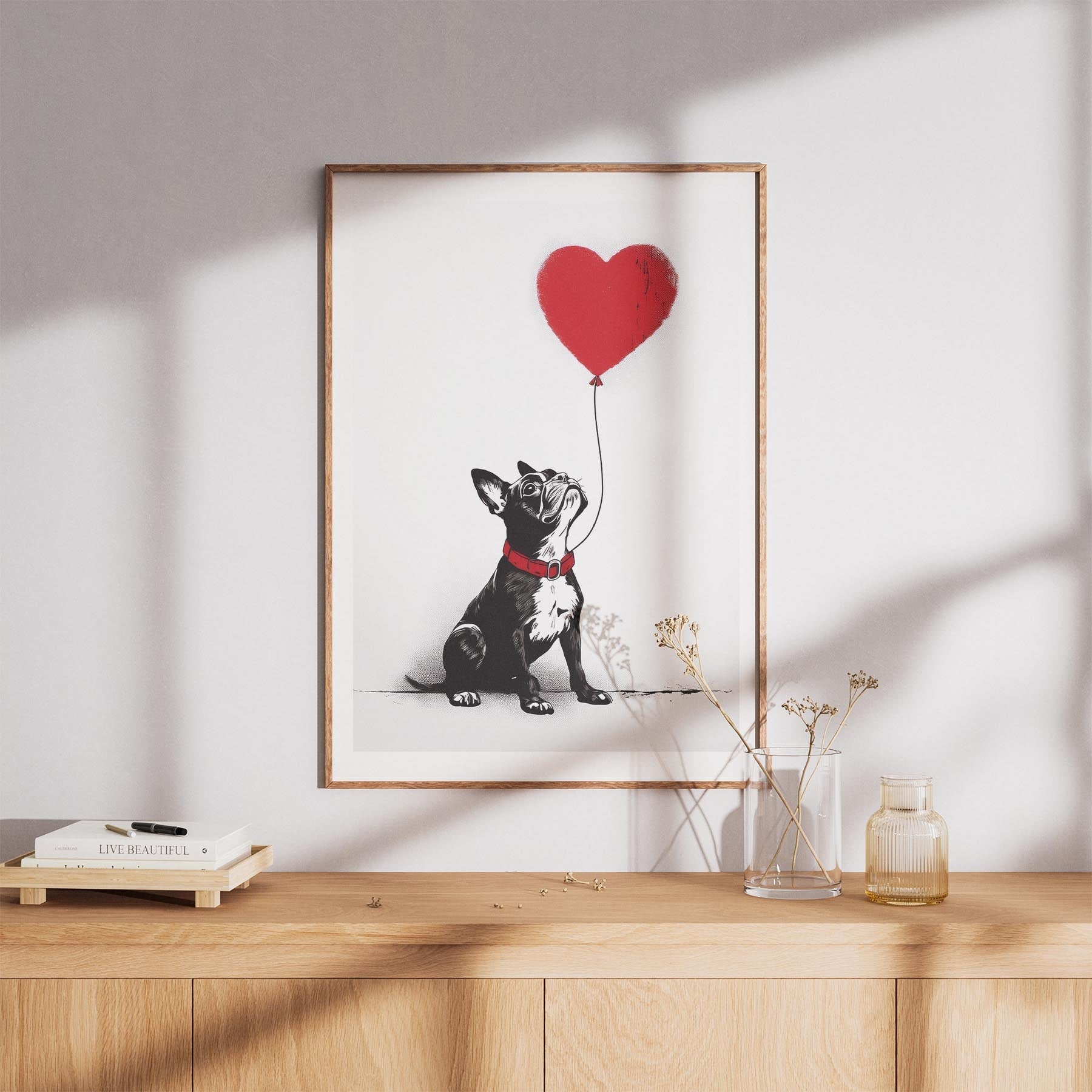 Boston Terrier DOGSY Series inspired by the Art of Banksy image 8