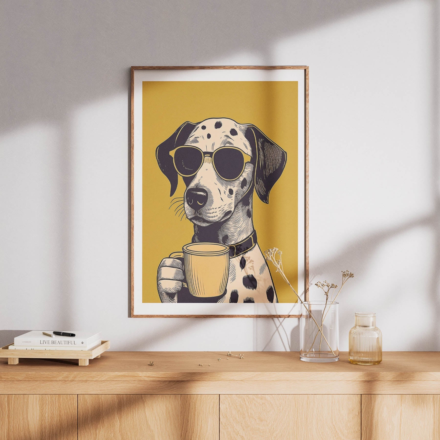 Dalmation Chillin Coffee Dog image 8