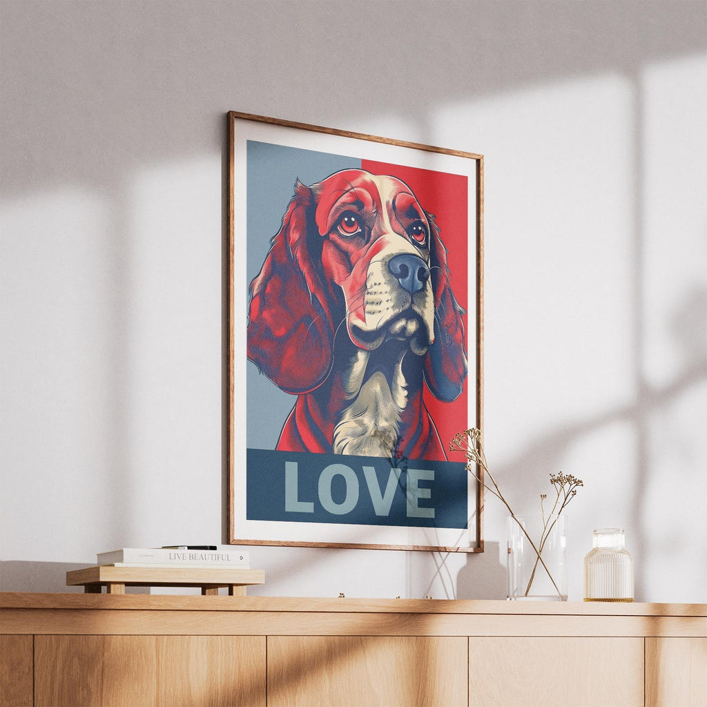 Cocker Spaniel LOVE Series Inspired by the Obama Poster image 5