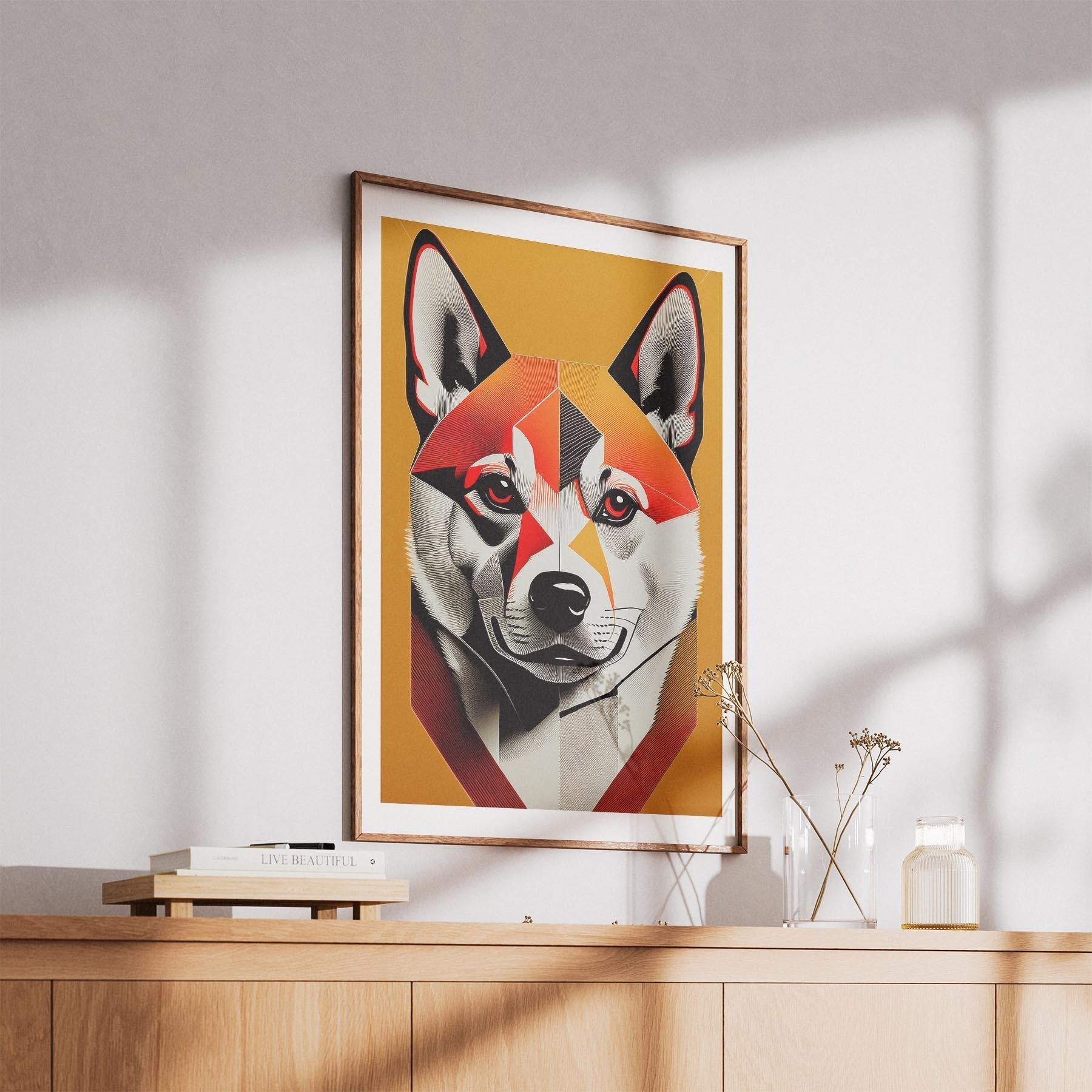 Shiba Geometric Orange Series image 5