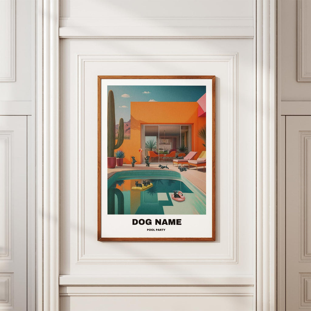 Scottish Terrier Custom Pool Party WITH TEXT image 3