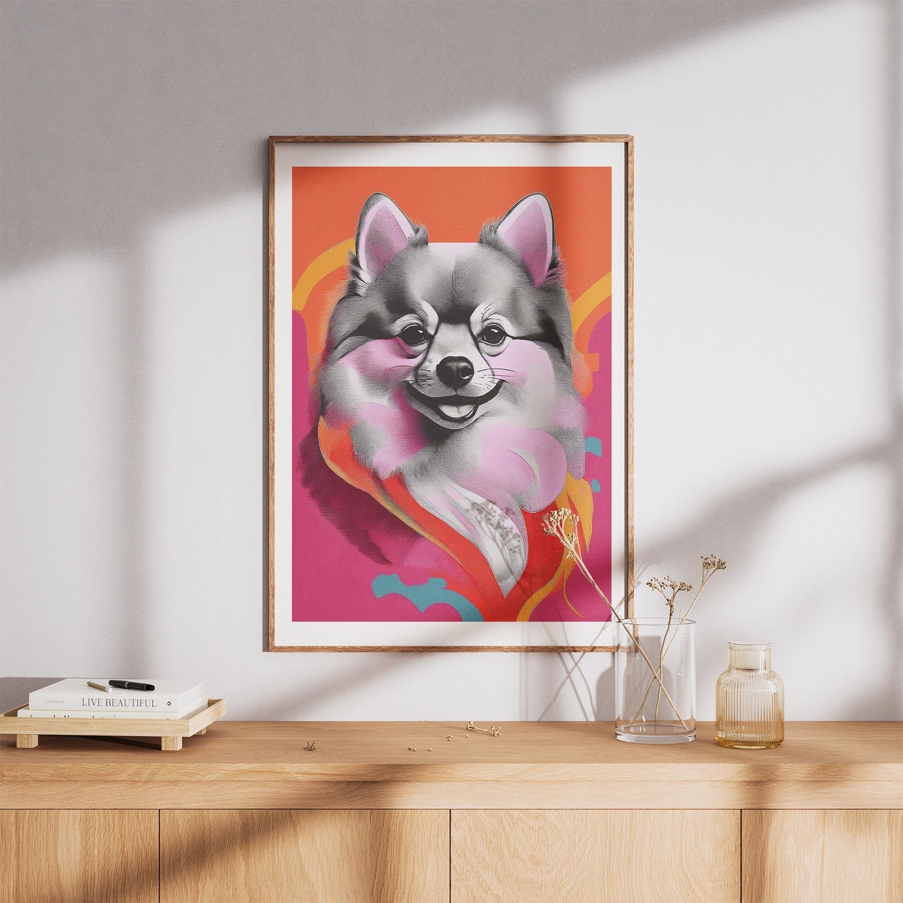 Pomeranian Modern Pop Dog Series image 8