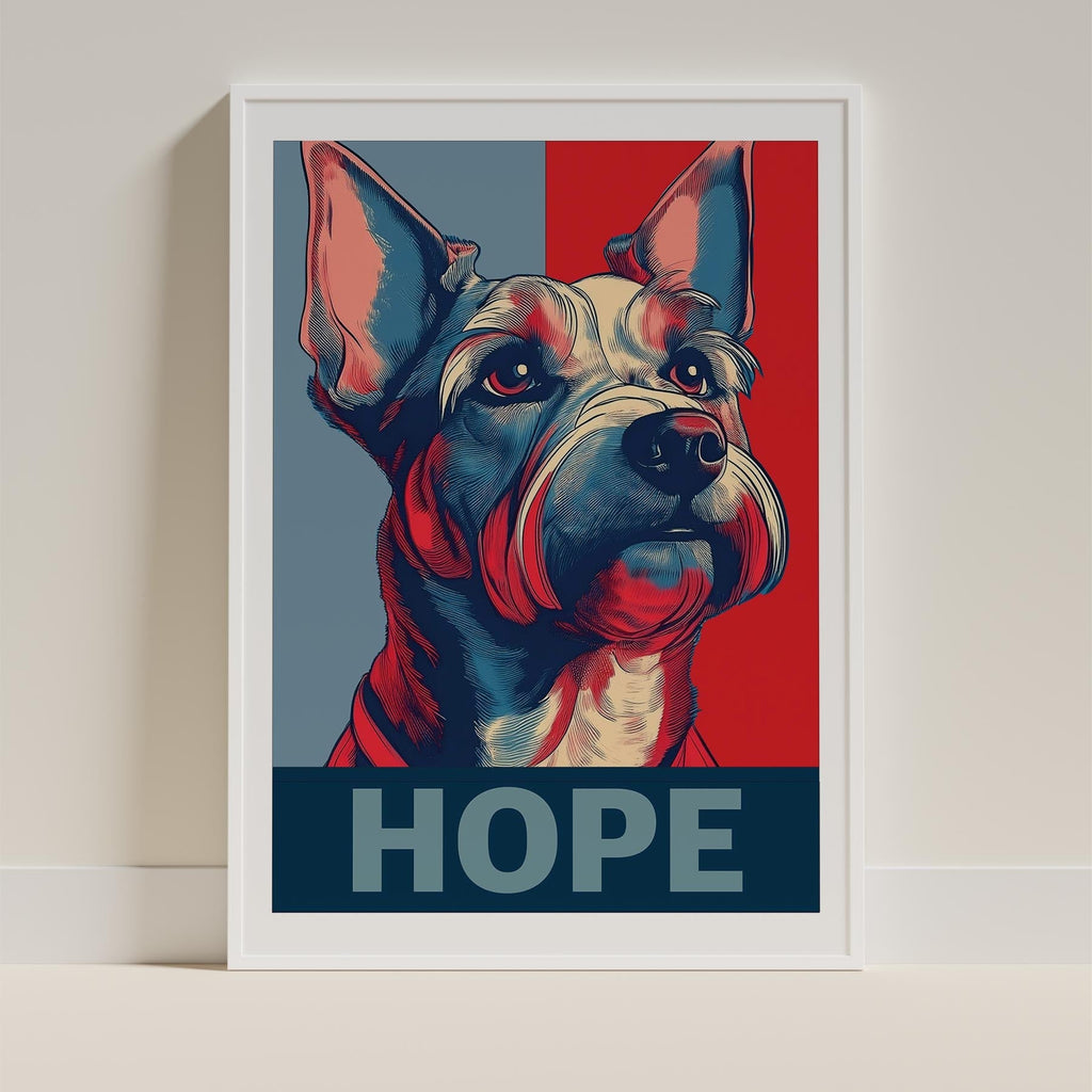 Australian Terrier HOPE Series Inspired by the Obama Poster image 9