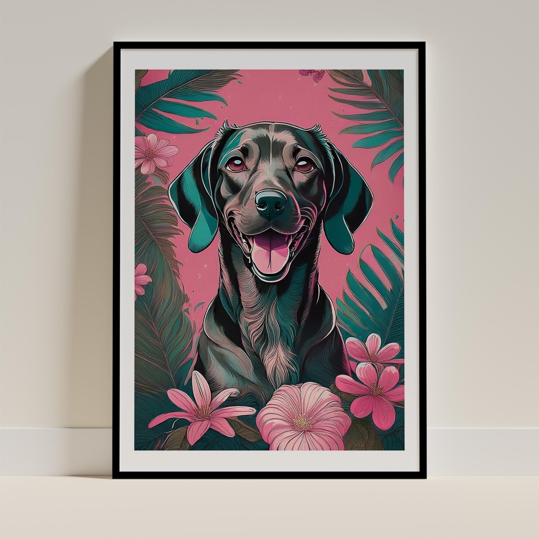 Vizsla Flowery Dog image 12