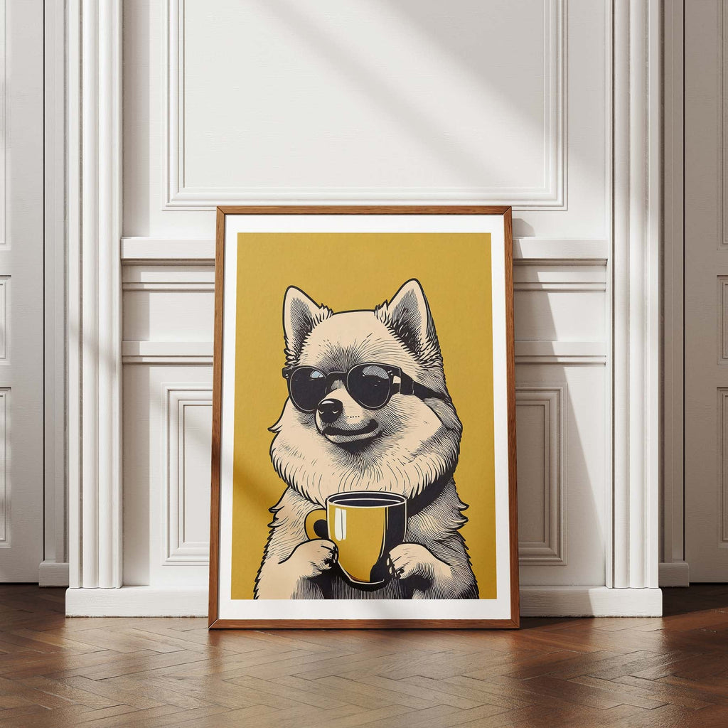 Pomeranian Chillin Coffee Dog image 4