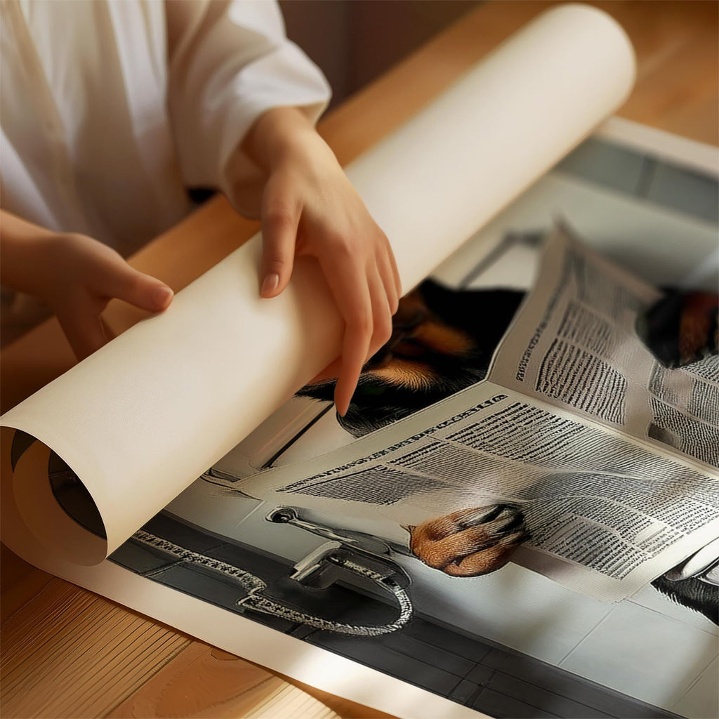 Rottweiler Toilet Humour Dog Series 2 image 1