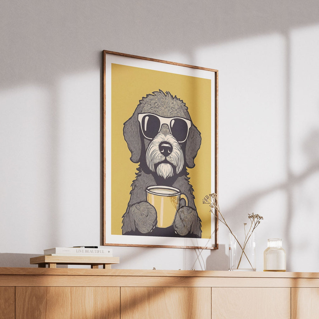 Labradoddle 2 Chillin Coffee Dog image 6