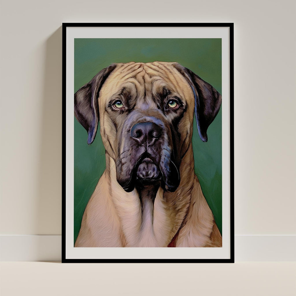 Neapolitan Mastiff Green Painted Series image 0