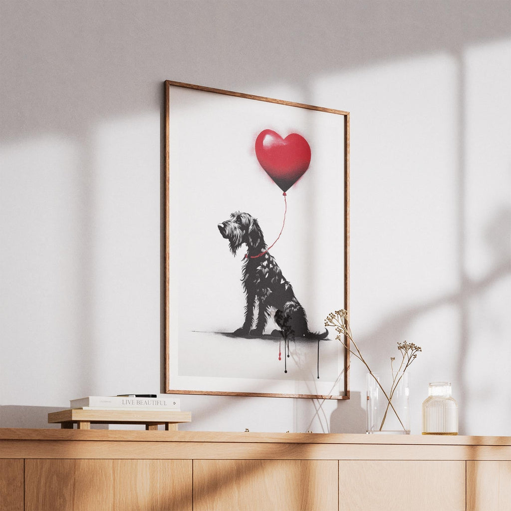 Irish Wolfhound DOGSY Series inspired by the Art of Banksy image 5
