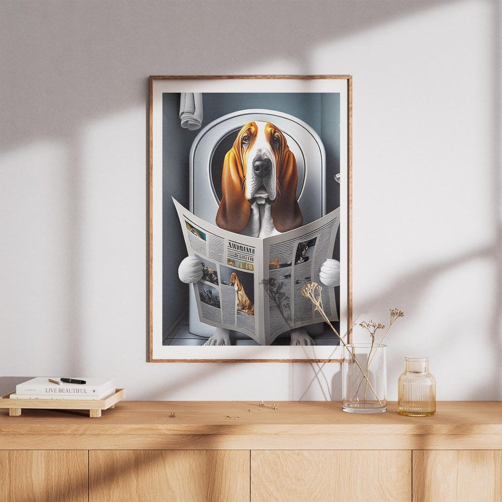Bloodhound Toilet Humour Dog Series image 8