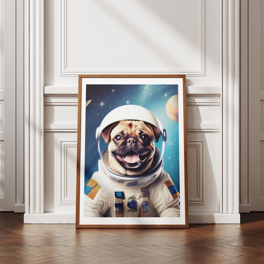 Pug Astronaut Dog Series image 4