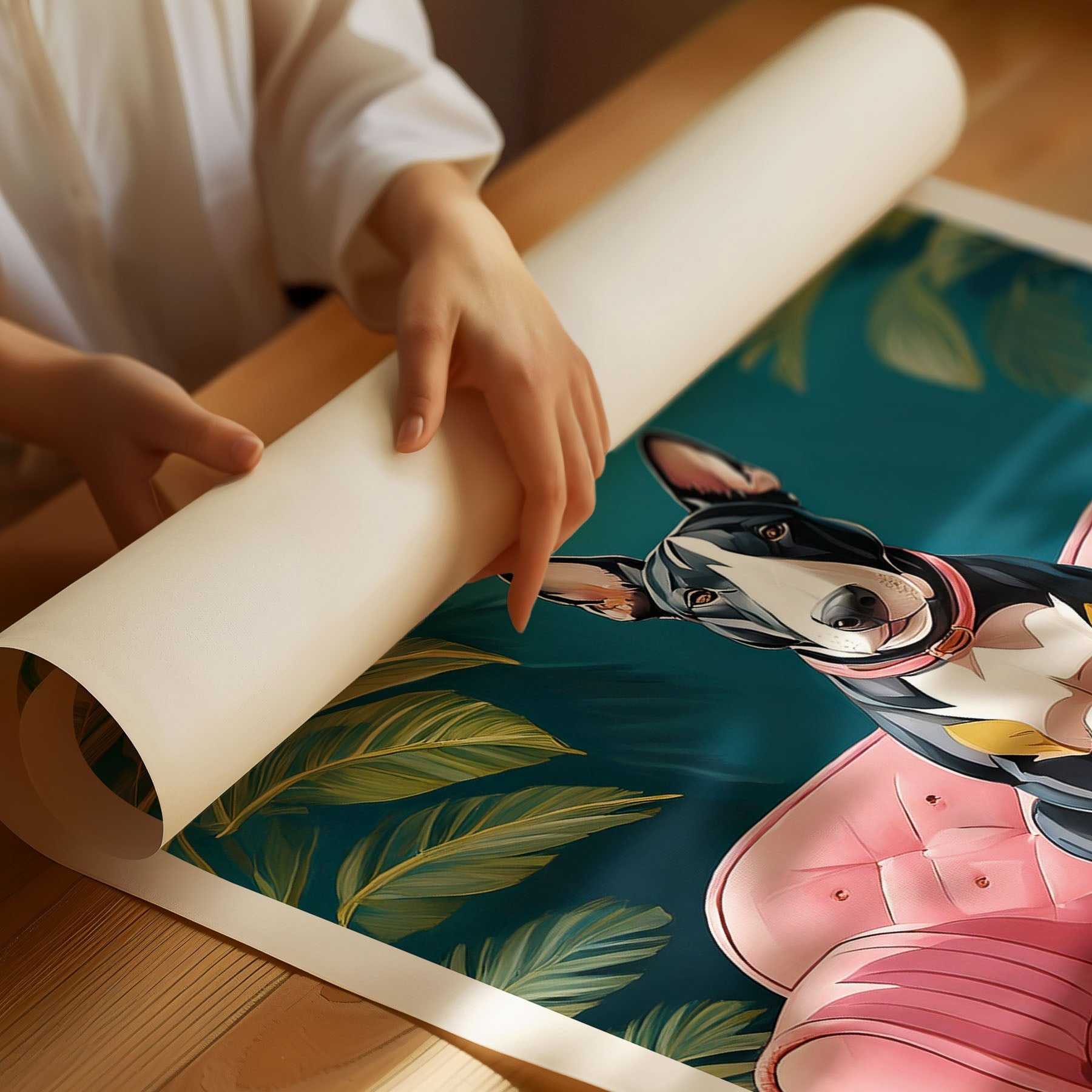 Bull Terrier  Just Lounging Around image 3