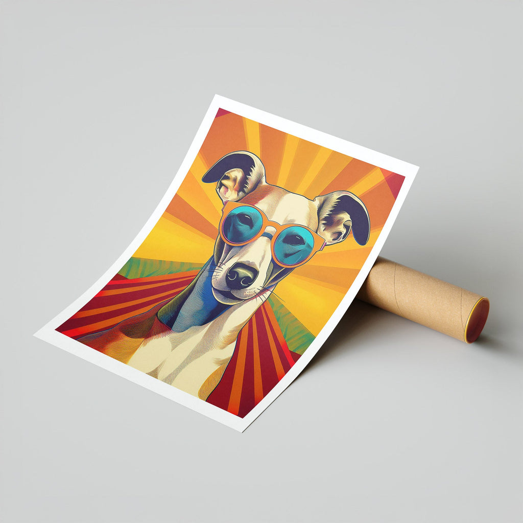 Whippet In Colourful Sunnies 1 image 7