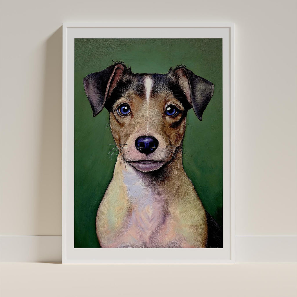 Jack Russell Green Painted Series image 9