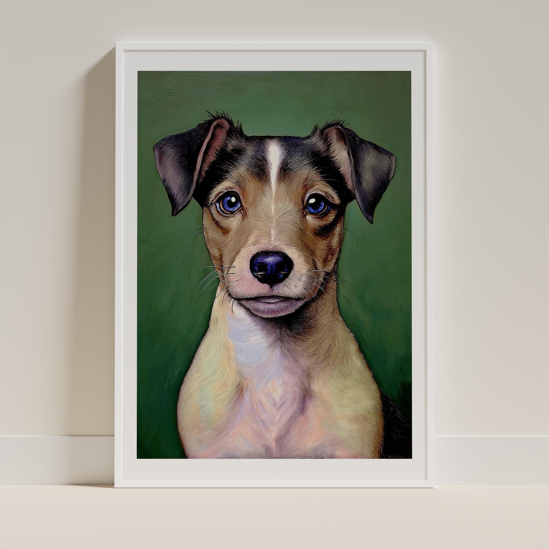 Jack Russell Green Painted Series image 9