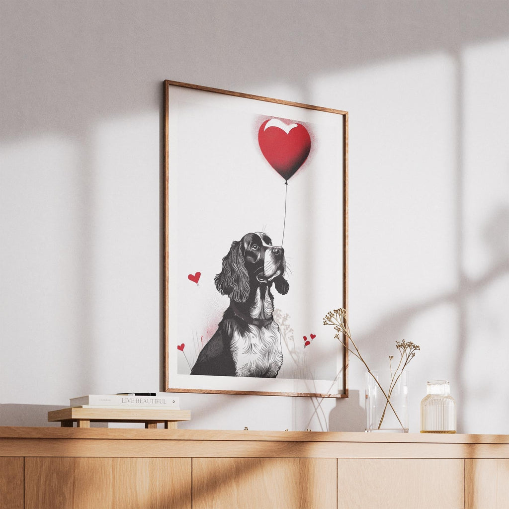 English Springer Spaniel DOGSY Series inspired by the Art of Banksy image 5