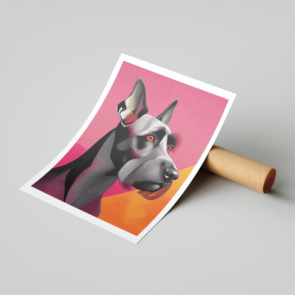 Black Russian Terrier Modern Pop Dog Series image 6