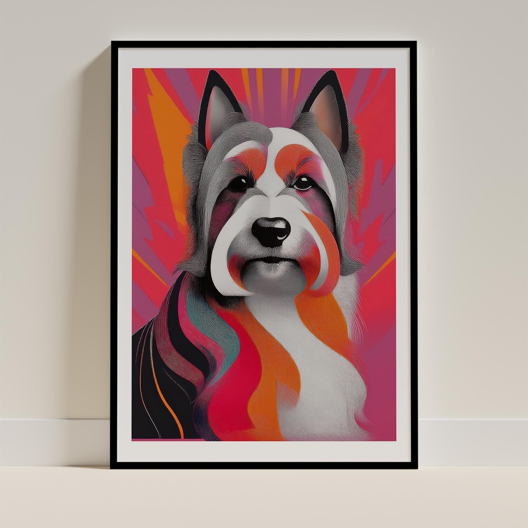 Australian Silky Terrier Modern Pop Dog Series image 0