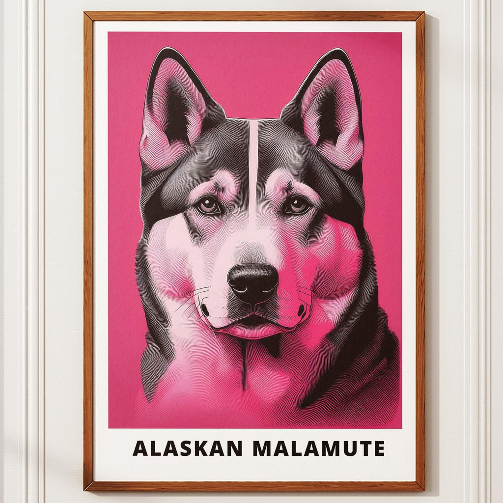 Alaskan Malamute Pink and Black Dog Series 2 image 10