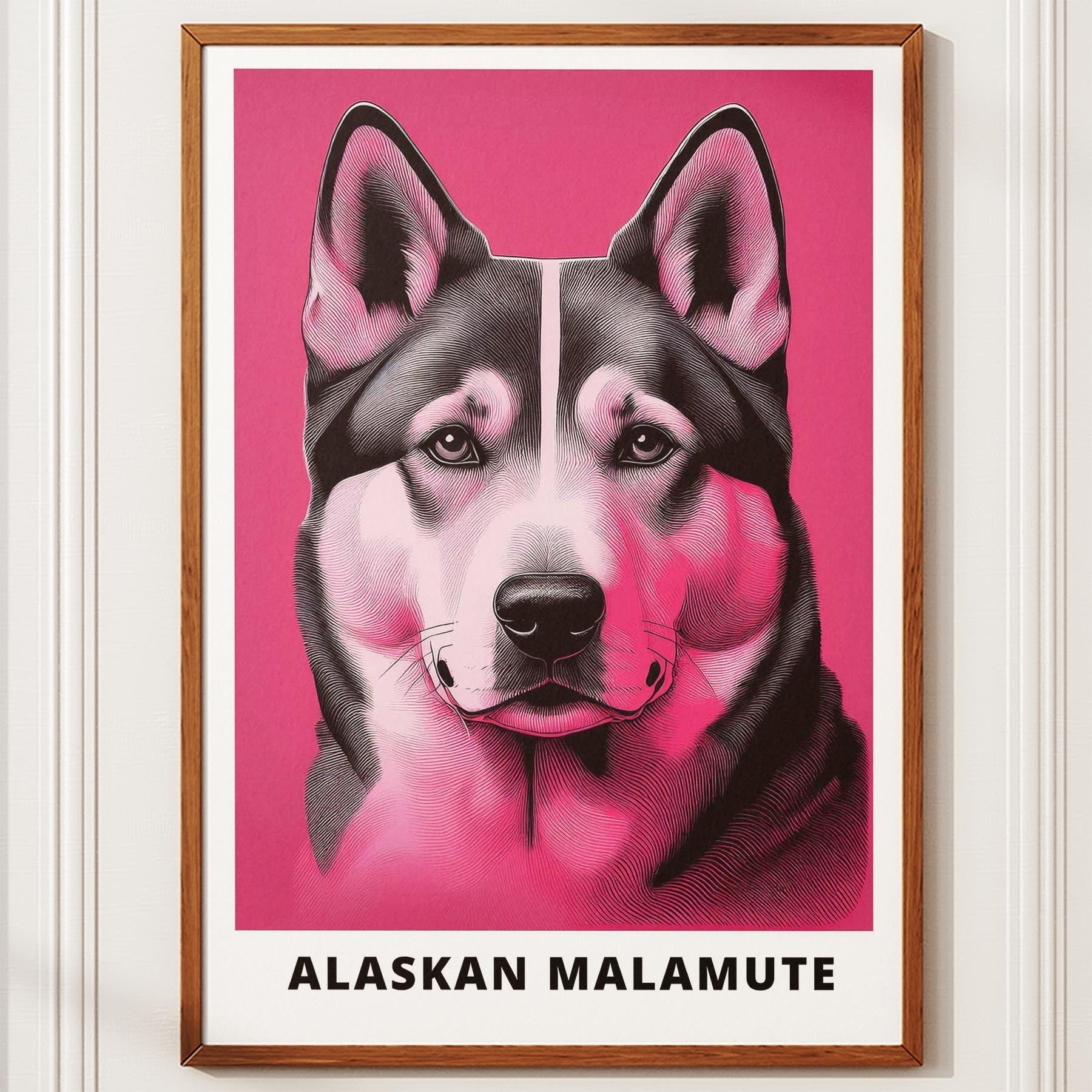 Alaskan Malamute Pink and Black Dog Series 2 image 10