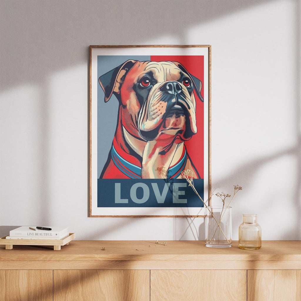 Bulldog LOVE Series Inspired by the Obama Poster image 8