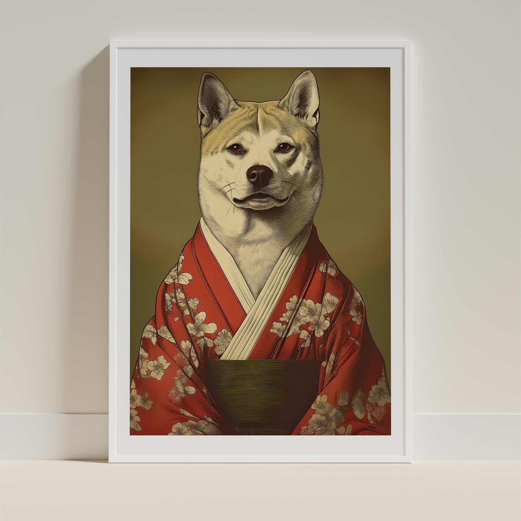 Akita Inu Japanse Kimono Dog Series image 9