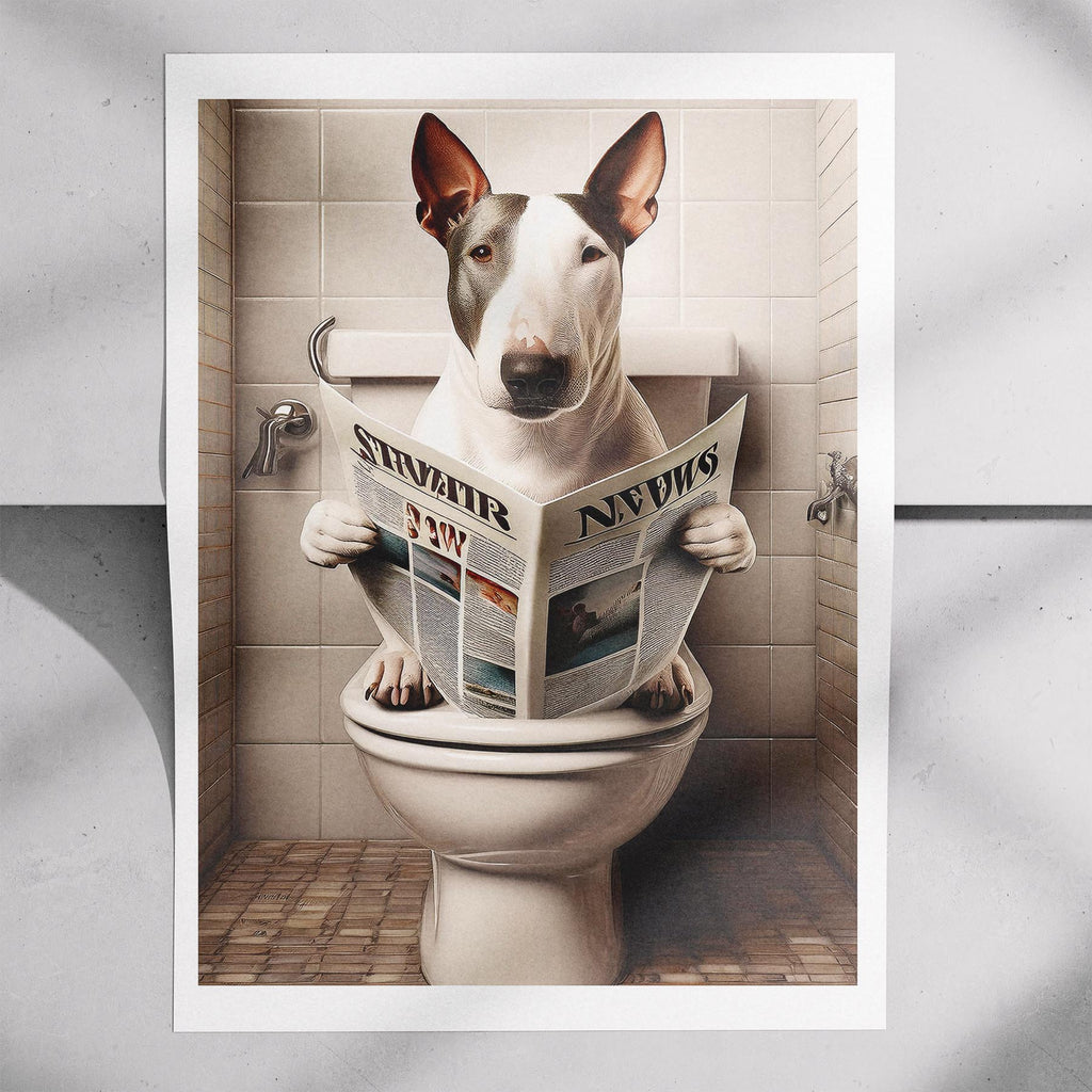 Bull Terrier Toilet Humour Dog Series 3 image 7