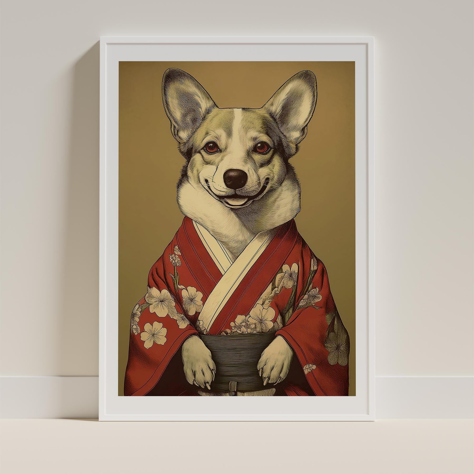 Corgi Japanse Kimono Dog Series image 9