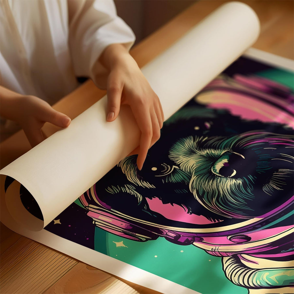 Black Russian Terrier Space Dogs Series image 1