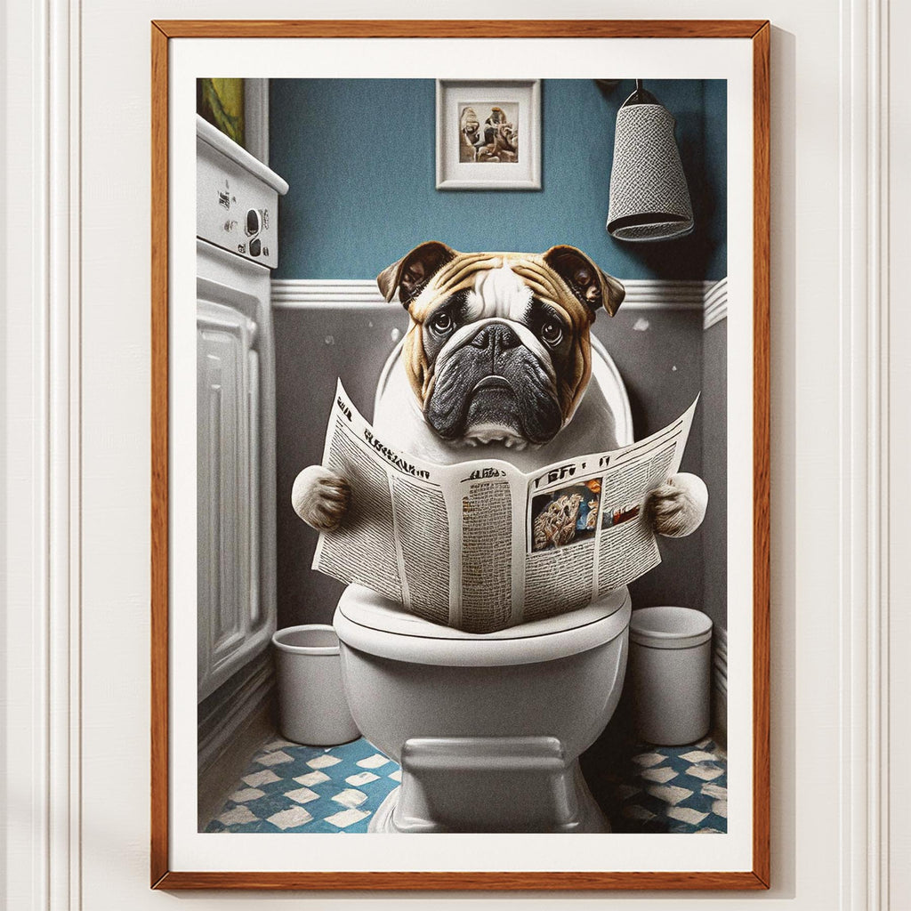 Bulldog Toilet Humour Dog Series 9 image 10
