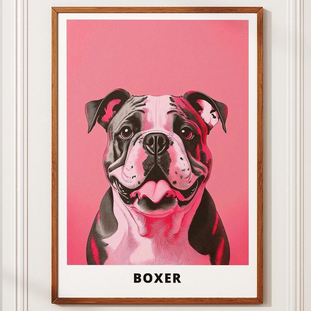 Boxer Pink and Black Dog Series  2 image 10