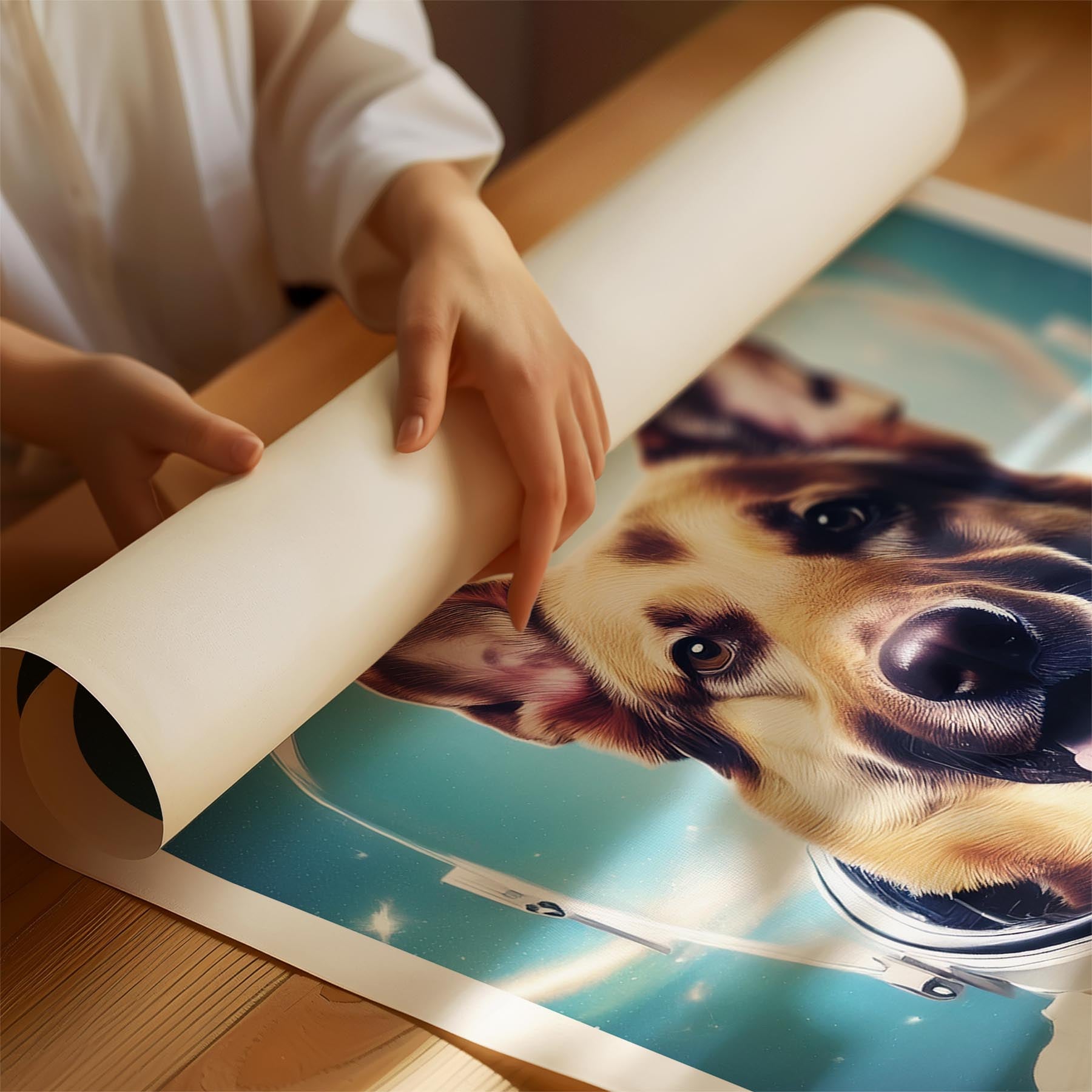 German Shepherd Astronaut Dog Series image 1