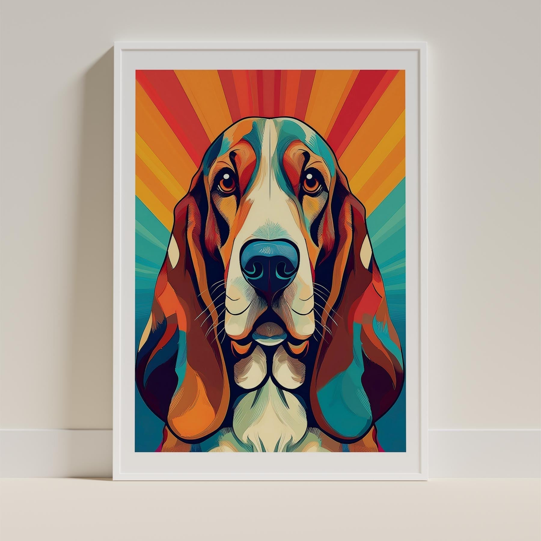 Basset Hound Colour Graphics 4 image 9