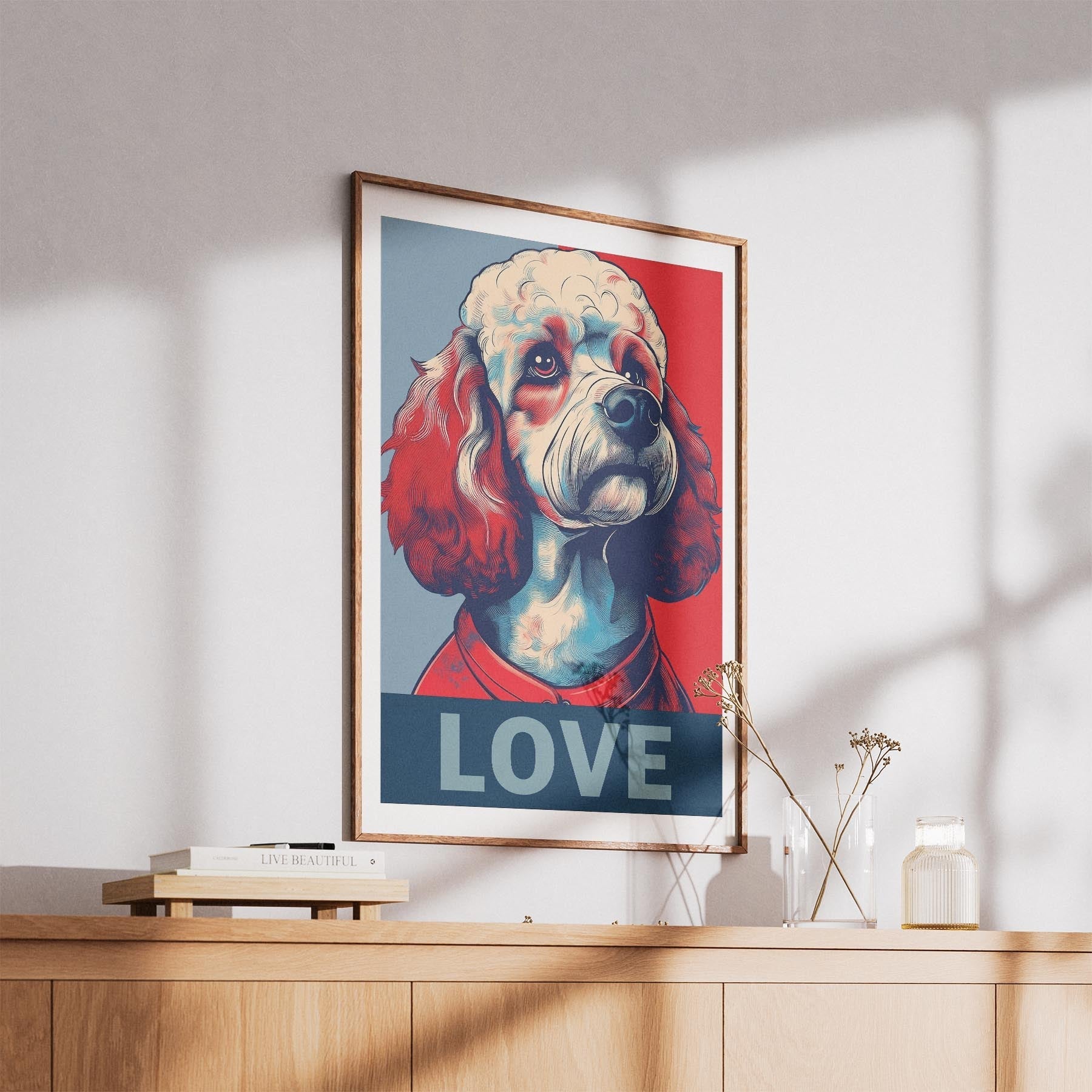 Poodle LOVE Series Inspired by the Obama Poster image 5
