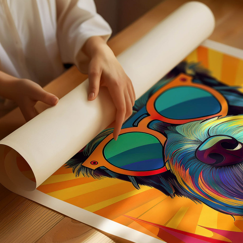 Scottish Terrier In Colourful Sunnies 1 image 3