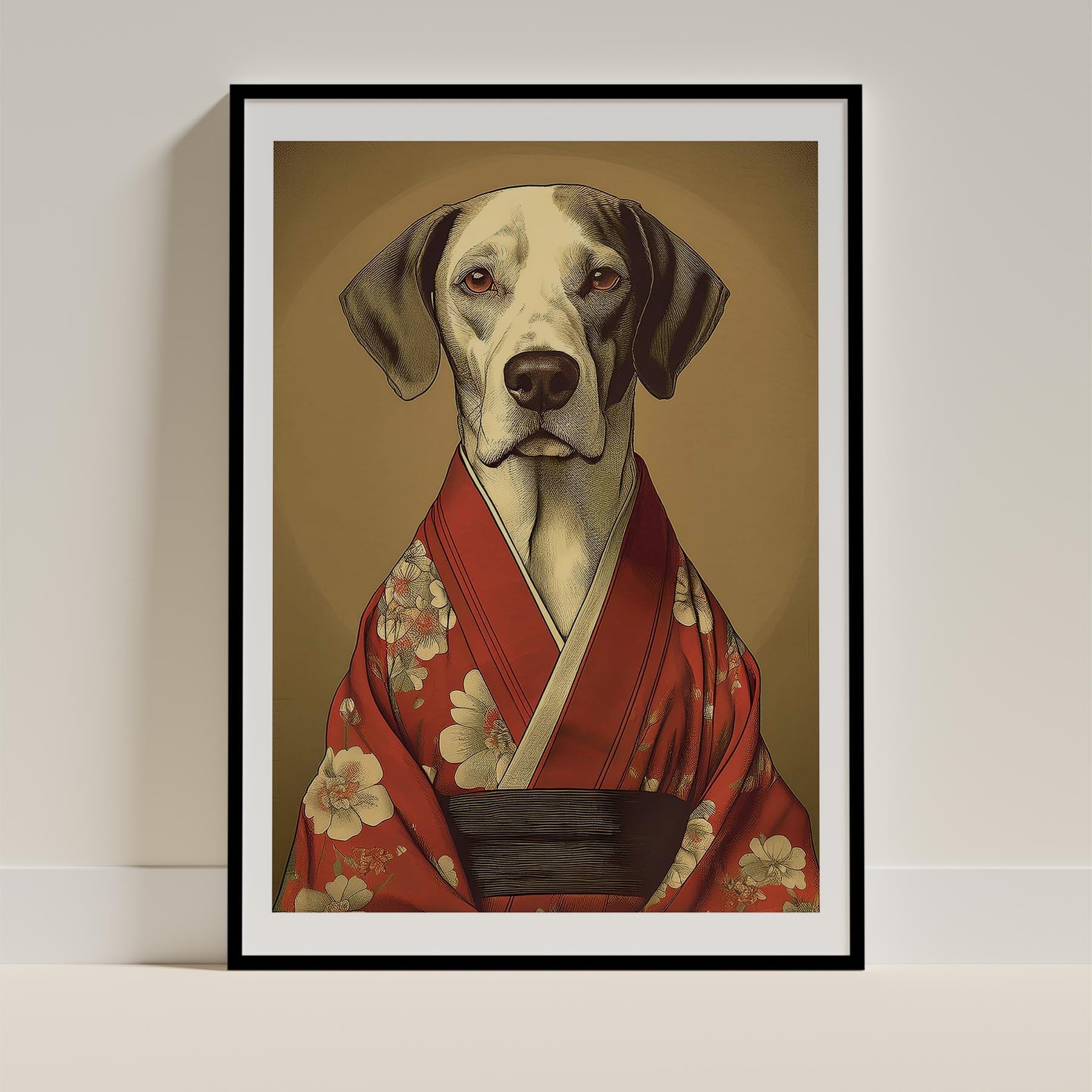 English Pointer Japanse Kimono Dog Series image 0