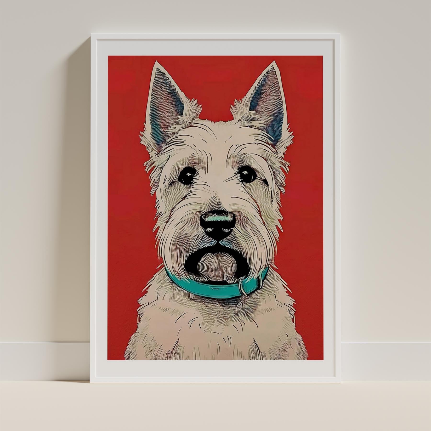 Scottish Terrier Red Dog Series image 9