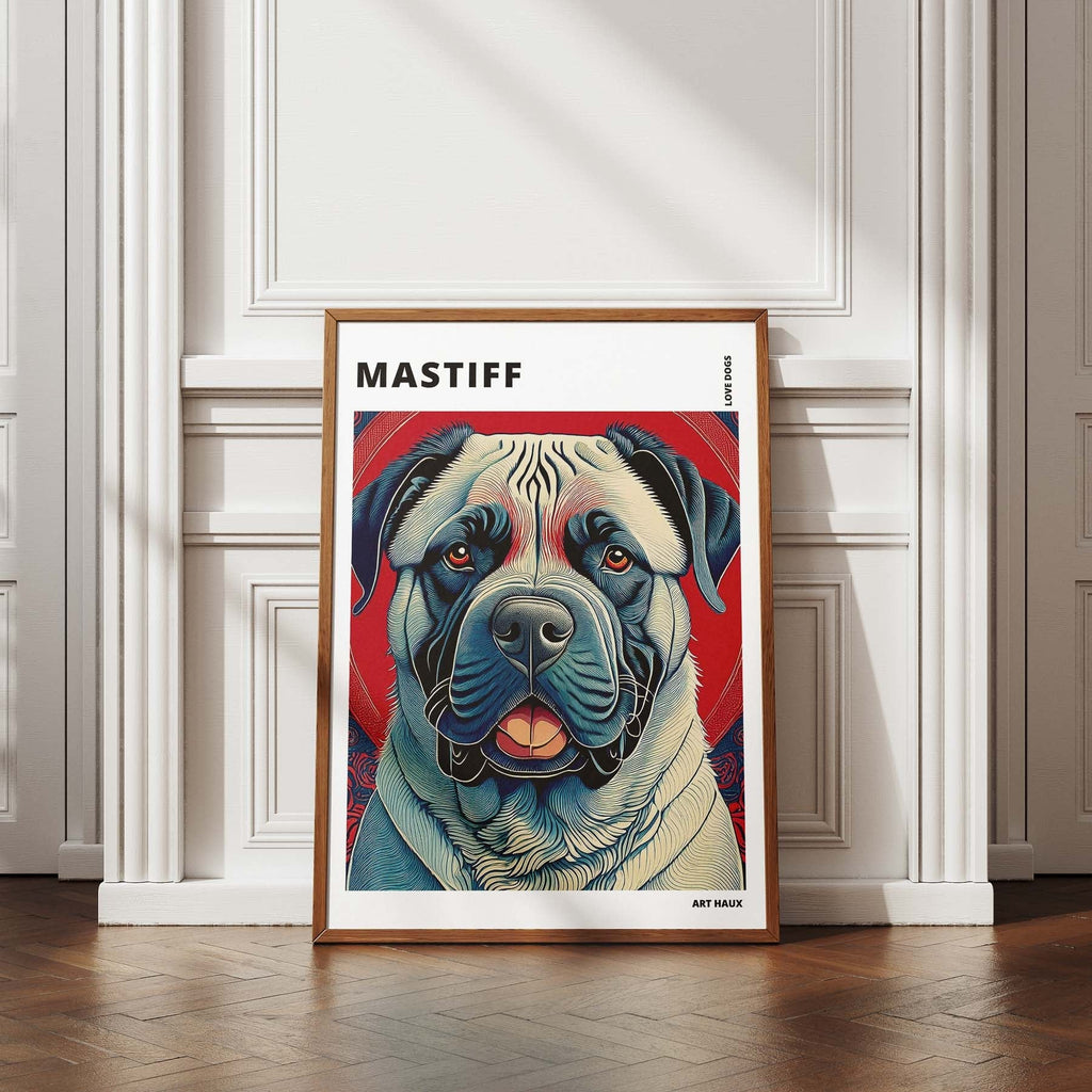 Maltese Hokusai Japanese Inspired Dog Series with Text image 4