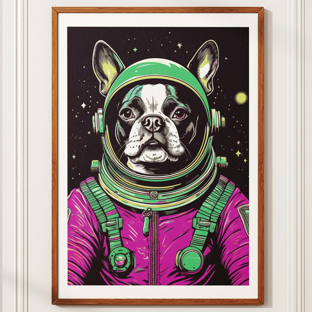 Boston Terrier Space Dogs Series image 10