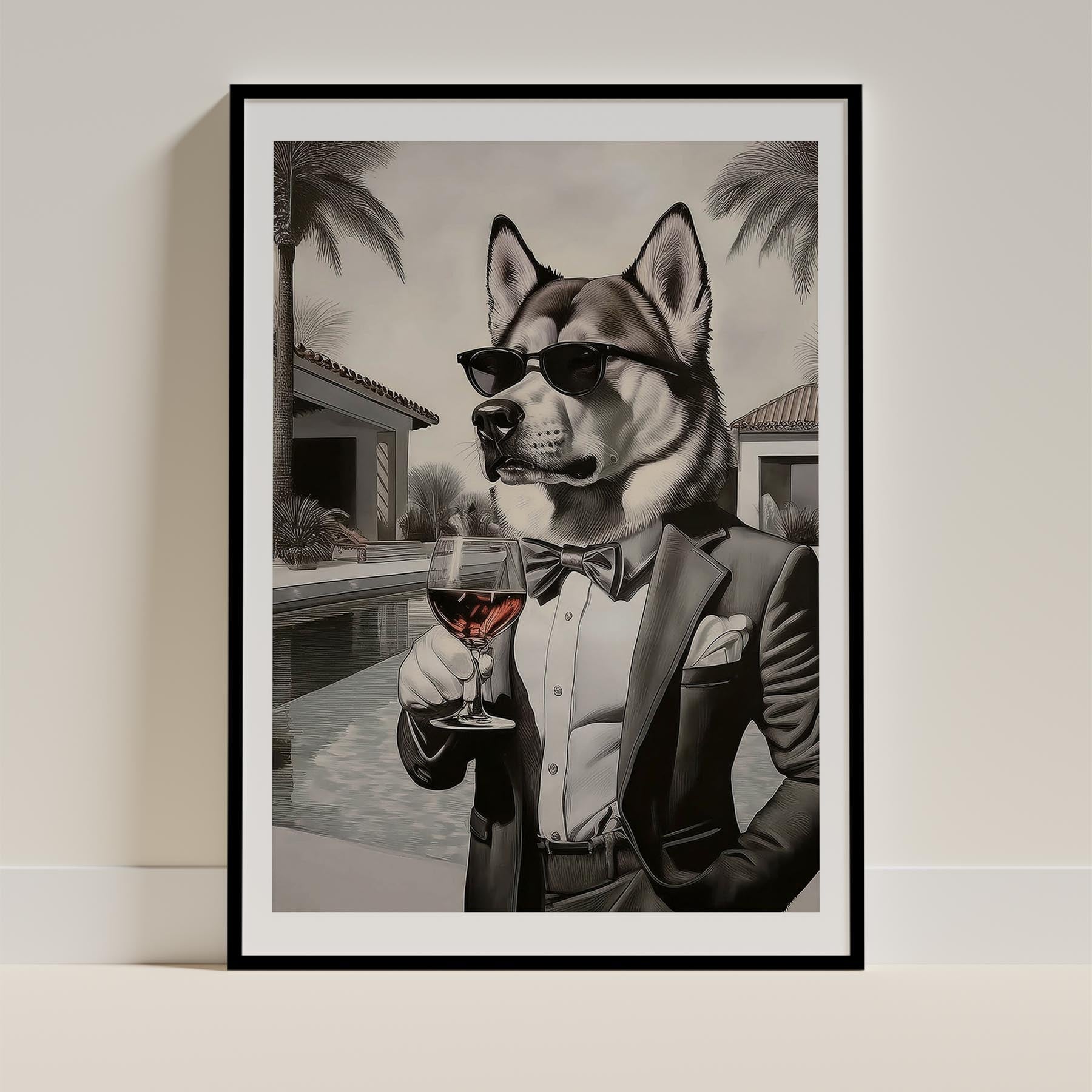 Alaskan Malamute Dog Art Print Unframed Vol 1 | 11 Unique Designs | Wall Art Gift for Dog Lovers - Image 5 | Dogsy & Co