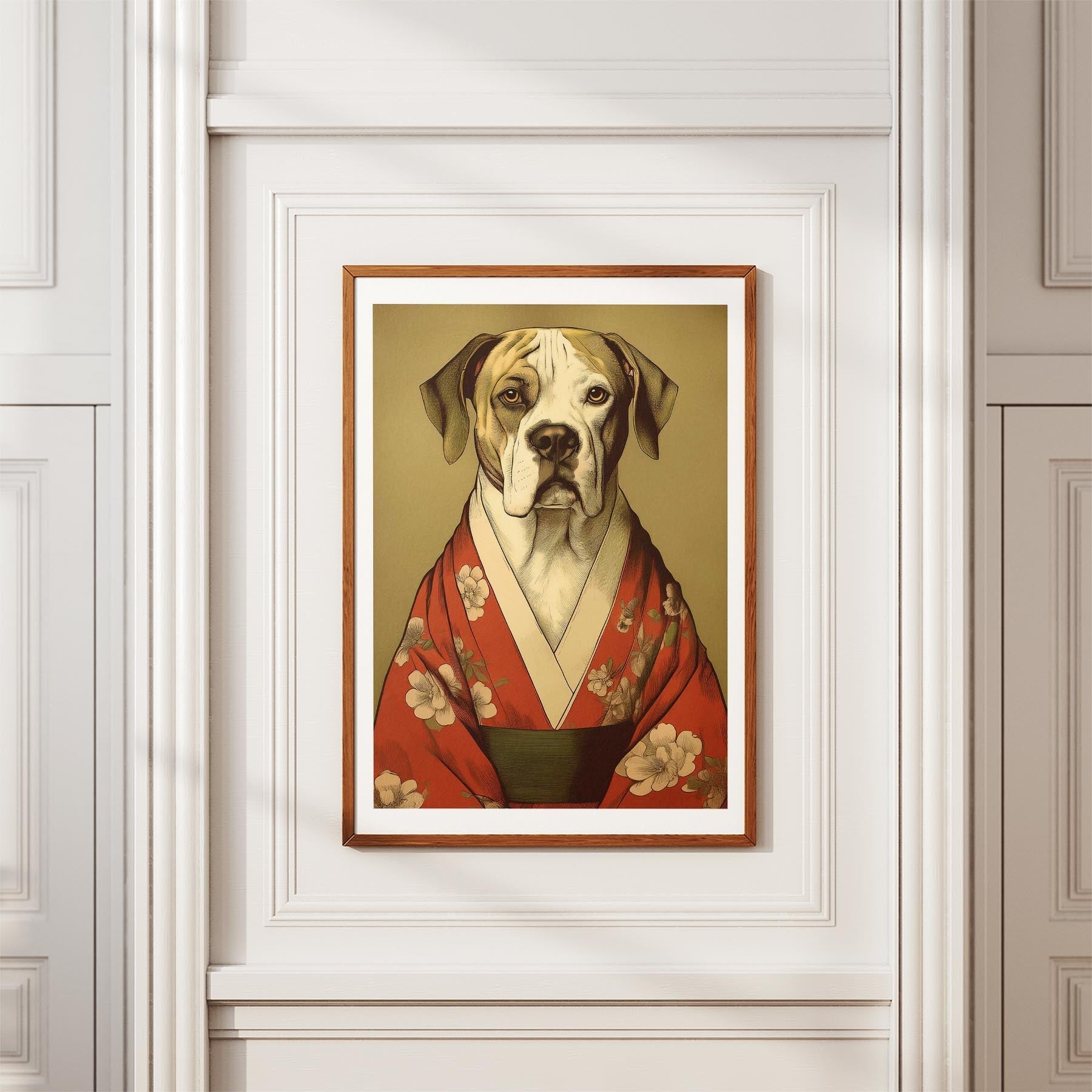 Dogue de Bordeaux Japanse Kimono Dog Series image 3