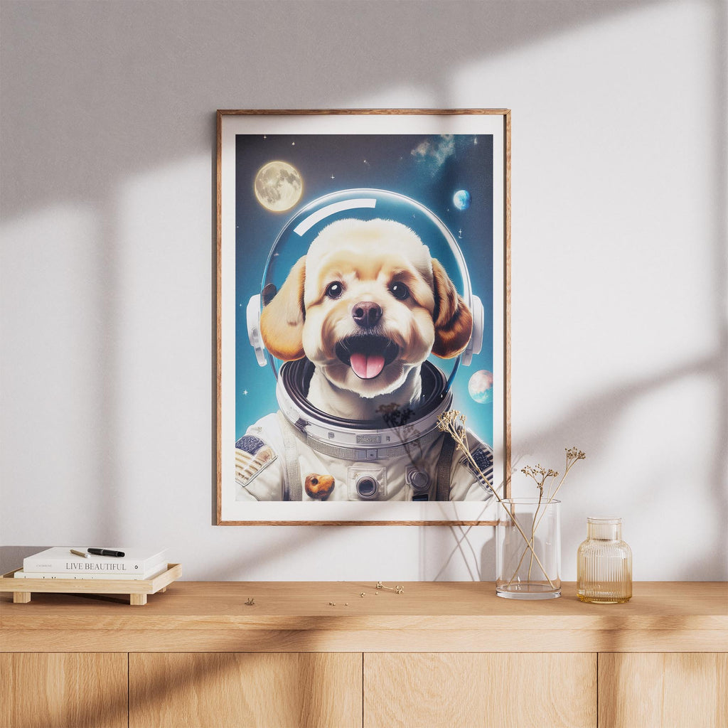 Bichon Frise Astronaut Dog Series image 8