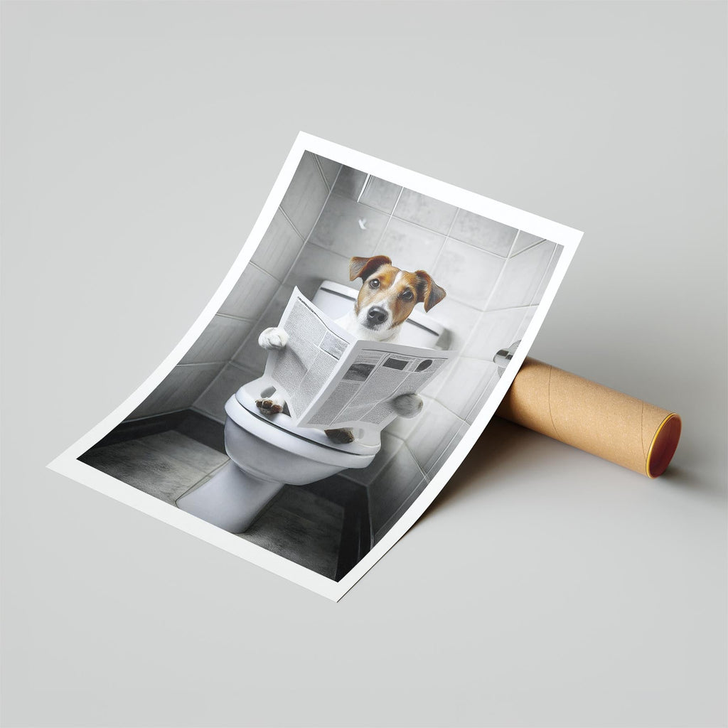 Jack Russell Toilet Humour Dog Series image 6